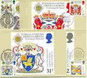 Great Britain 1987 Revival of the Order of the Thistle set of 4 PHQ cards with appropriate stamps each very fine used with first day cancels