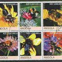 Angola 2000 Bees set of 6 very fine cto used