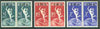 South West Africa 1949 KG6 75th Anniversary of Universal Postal Union bi-lingual pairs set of 3 unmounted mint, SG 138-40