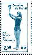 Brazil 1960 12th Spring Games (Woman Athelete) unmounted mint SG 1039