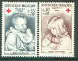 France 1965 Red Cross Fund (Paintings by Renoir) set of 2 unmounted mint, SG 1698-99*