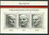 Germany - West 1975 Nobel Peace Prize Winners perf m/sheet unmounted mint, SG MS 1767