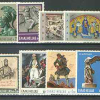 Greece 1968 Hellenic Fight for Civilization Exhibition set of 8 unmounted mint, SG 1078-85*