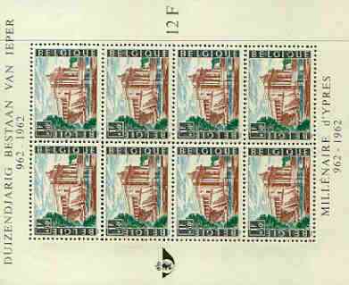 Belgium 1962 Millenary of Ypres perf m/sheet unmounted mint, SG MS 1840