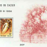 Belgium 1981 Bois du Cazier Mining Disaster perf m/sheet unmounted mint, SG MS 2656