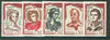 France 1961 Actors & Actresses set of 5 unmounted mint, SG 1531-35*