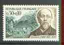 France 1966 Hippolyte Taine (philosopher) from Red Cross Fund set unmounted mint, SG 1706*