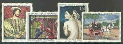 France 1967 French Art set of 4 unmounted mint, SG 1742-45*