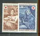 France 1969 Red Cross Fund (Paintings by Mignard) set of 2 unmounted mint, SG 1853-54*