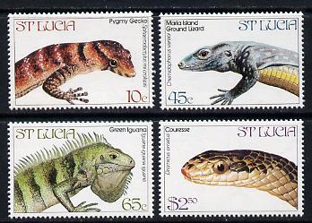 St Lucia 1984 Endangered Wildlife set of 4 unmounted mint, SG 711-14