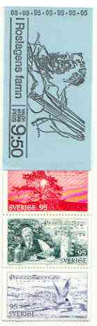 Sweden 1977 Tourism (Musical Poem) 9k50 booklet complete and pristine, SG SB319