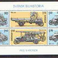 Sweden 1980 Swedish Motor Vehicles perf m/sheet unmounted mint, SG MS 1050