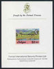 Antigua 1976 Irrigation Scheme $2.50 (with imprint) imperf proof mounted on Format International proof card (as SG 484B)