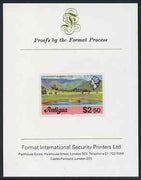 Antigua 1976 Irrigation Scheme $2.50 (with imprint) imperf proof mounted on Format International proof card (as SG 484B)