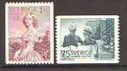 Sweden 1975 International Women's Year set of 2 unmounted mint, SG 834-35