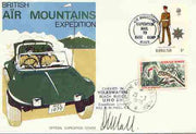 Niger Republic 1970 British Forces Air Mountain Expedition cover, with special 'Carried by Volkswagen Beach Buggy' cachet and signed by Expedition leader