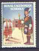 Cinderella - Royal Caledonian Schools (Bushey, Herts) undenominated label by De La Rue (Scotts Girls & Drum Major)