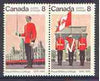 Canada 1976 Royal Military College Centenary se-tenant pair unmounted mint, SG 840a