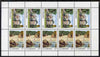 Guernsey 1984-91 Booklet pane of 10 (5 x 12p, 5 x 16p) from Bailiwick Views def set unmounted mint, SG 306ba