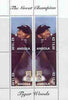 Angola 2000 Tiger Woods (The Great Champion) perf sheetlet containing 4 values (mirror image) unmounted mint