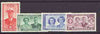 Swaziland 1947 KG6 Royal Visit set of 4 unmounted mint, SG 42-45