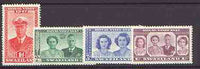 Swaziland 1947 KG6 Royal Visit set of 4 unmounted mint, SG 42-45