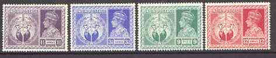 India 1946 Victory Commemoration set of 4 unmounted mint, SG 278-81*