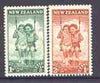 New Zealand 1942 Health - Children on Swing) set of 2 unmounted mint SG 634-35*