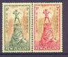 New Zealand 1945 Health - Statue of Peter Pan set of 2 unmounted mint SG 665-66