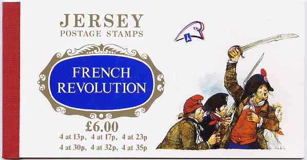 Jersey 1989 Bicentenary of the French Revolution £6.00 prestige booklet complete, SG B41