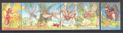 Cocos (Keeling) Islands 1995 Insects set of 6 unmounted mint SG 326a & 331