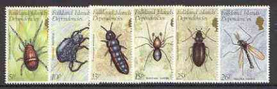 Falkland Islands Dependencies 1982 Insects set of 6 unmounted mint, SG 102-7*