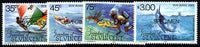 St Vincent - Grenadines 1985 Tourism Watersports set of 4 opt'd SPECIMEN unmounted mint, as SG 386-89