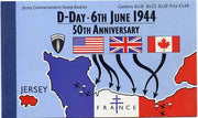 Jersey 1994 50th Anniversary of D-Day £5.68 booklet complete and fine, SG B51