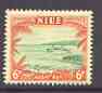 Niue 1950 Alofi Bay 6d from def set unmounted mint, SG 118*