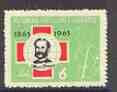 Albania 1963 Henri Dunant 6L from Red Cross Cent set unmounted mint, SG 735