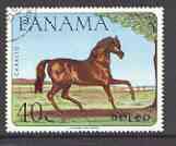 Panama 1967 Horse 40c fine used, from Domestic Animals set of 8, SG 943 (tete-beche pairs price x 2)