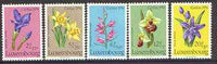 Luxembourg 1976 National Welfare Fund, Protected Plants (2nd Series) set of 5 unmounted mint SG 976-980