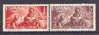 Spain 1960 World Refugee Year set of 2 unmounted mint (Flight into Egypt) SG 1387-88*