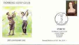 Great Britain 1997 Centenary of Dorking Golf Club illustrated cover with special 'St Andrews' cancel, from a limited edition of just 500