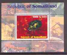 Somaliland 1999 Insects perf souvenir sheet unmounted mint