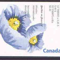 Canada 1997 Quebec in Bloom,$5.40 booklet complete and pristine, SG SB213