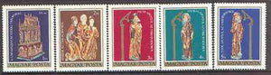 Hungary 1980 Easter Sepulchre set of 5 unmounted mint, SG 3310-14*