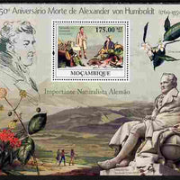 Mozambique 2009 150th Death Anniversary of Alexander von Humboldt perf s/sheet unmounted mint