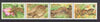 Norfolk Island 1997 WWF - Skinks & Geckos strip of 4 unmounted mint, SG 611a