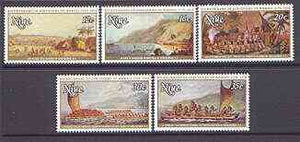 Niue 1978 Bicentenary of Cook's Discovery of Hawaii set of 5 unmounted mint, SG 235-39