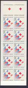 France 1988 Red Cross (Cross) 28f Booklet complete and pristine SG XSB38