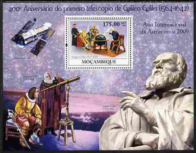 Mozambique 2009 400th Anniversary of Galileo's Telescope perf souvenir sheet unmounted mint