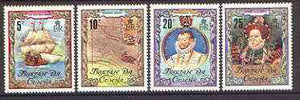 Tristan da Cunha 1980 Sir Francis Drake Anniversary set of 4 unmounted mint, SG 283-86