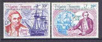 French Polynesia 1978 Bicentenary of Cook's Discovery of Hawaii set of 2 unmounted mint, SG 266-67